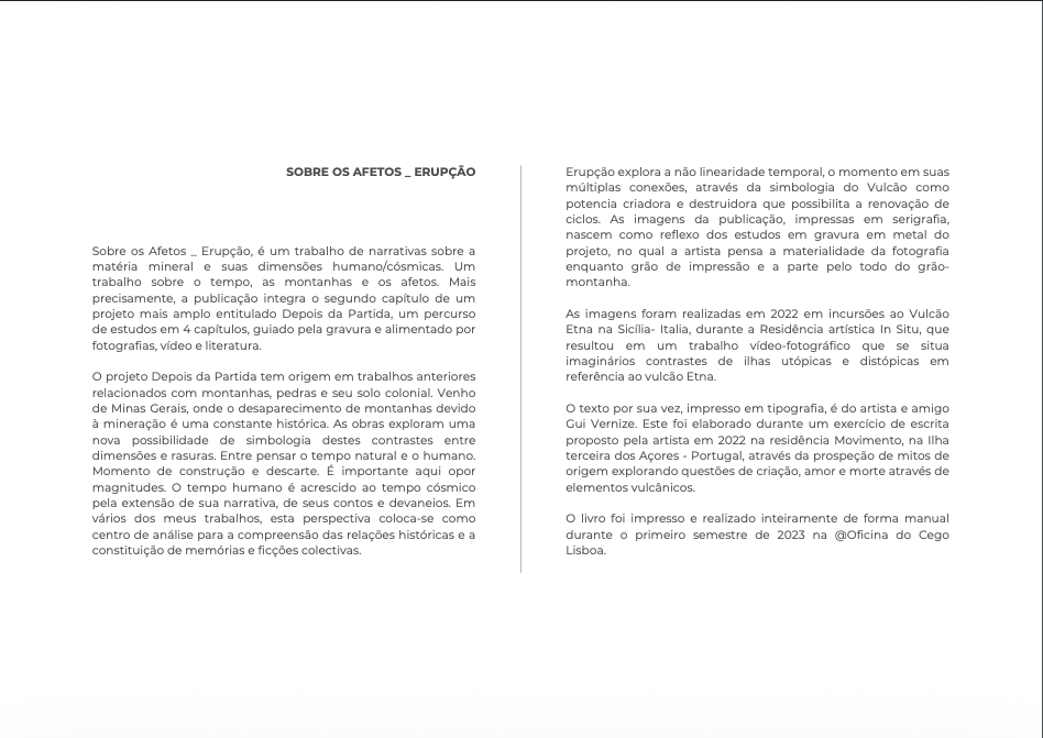 Livro "Sobre os Afetos"